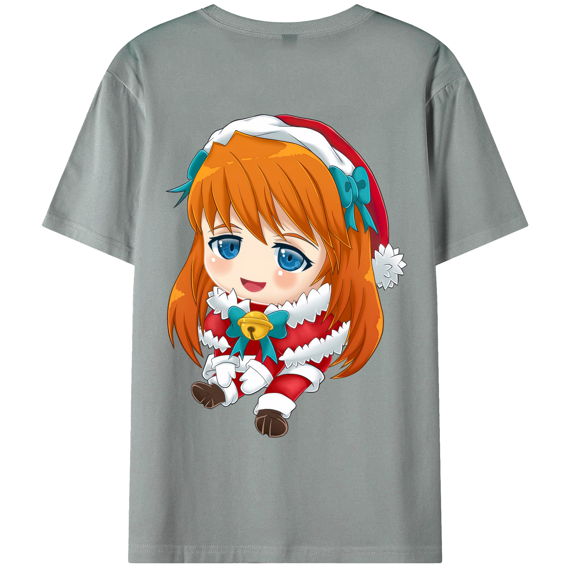 （画像用） EVA 新世紀エヴァンゲリオン 綿100％ メンズ半袖Tシャツ（バックプリント） 通気性